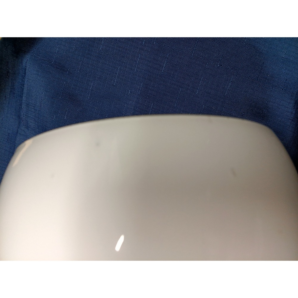 Opal White Glass Globe VTG Lamp Shade Replacement 8 Inch Dome Fitter MCM Style - Picture 10 of 10